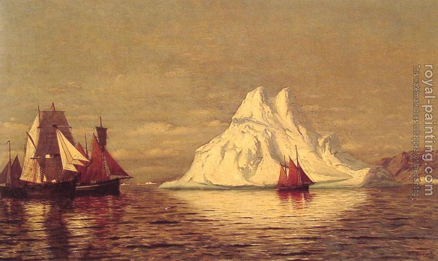 William Bradford : Ships and Iceberg